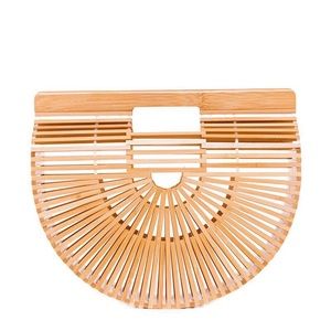 Handmade Bamboo Wooden Clutch Bag